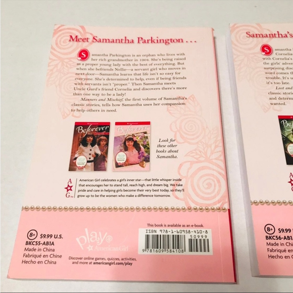 American Girl Beforever Samantha Book Bundle of Two Preowned Fiction Books - Picture 4 of 9